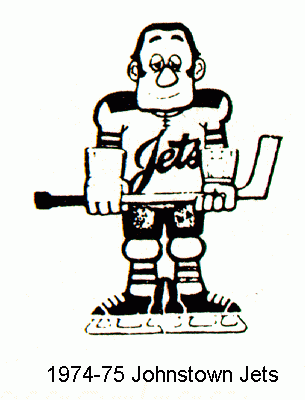 Johnstown Jets 1974-75 hockey logo of the NAHL