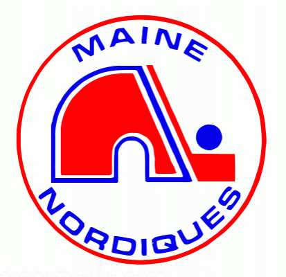 Maine Nordiques 1973-74 hockey logo of the NAHL