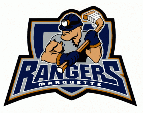 Marquette Rangers 2008-09 hockey logo of the NAHL