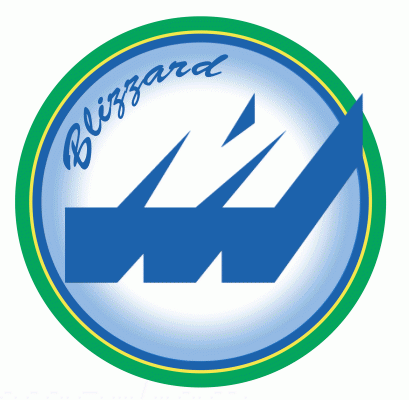 Minnesota Blizzard 2005-06 hockey logo of the NAHL