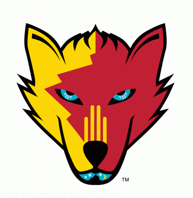 New Mexico Ice Wolves 2020-21 hockey logo of the NAHL