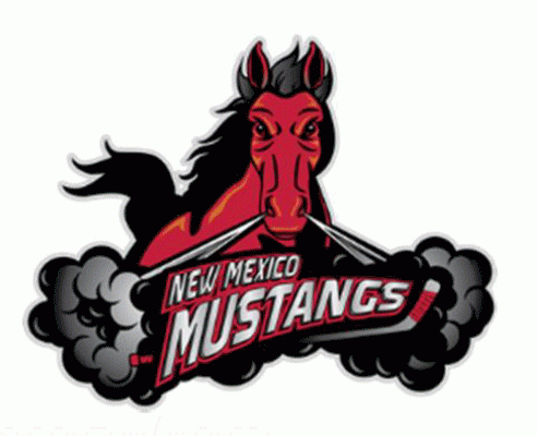 New Mexico Mustangs 2010-11 hockey logo of the NAHL