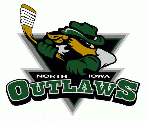 North Iowa Outlaws 2005-06 hockey logo of the NAHL