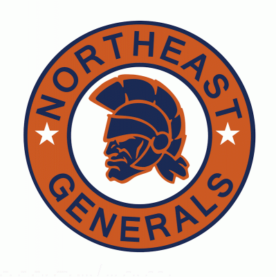 Northeast Generals 2017-18 hockey logo of the NAHL