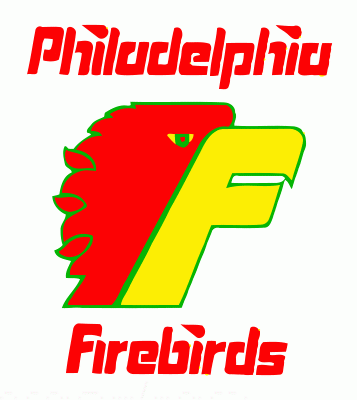 Philadelphia Firebirds 1975-76 hockey logo of the NAHL