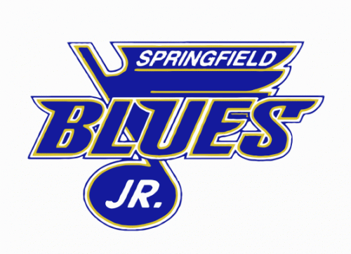 Springfield Jr. Blues 1999-00 hockey logo of the NAHL