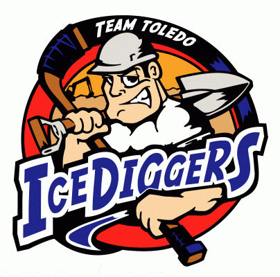 Toledo IceDiggers 2004-05 hockey logo of the NAHL
