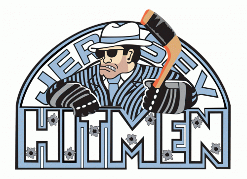 Jersey Hitmen 2019-20 hockey logo of the NCDC