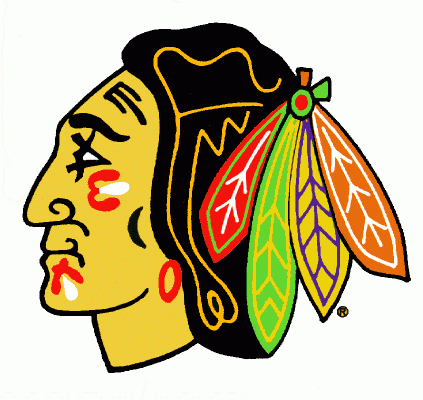 Chicago Blackhawks 1994-95 hockey logo of the NHL