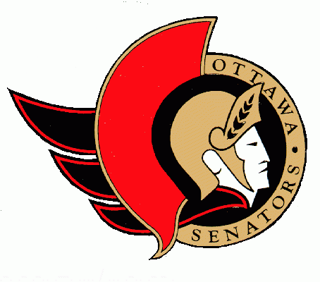 Ottawa Senators 1995-96 hockey logo of the NHL