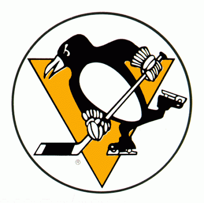 Pittsburgh Penguins 1990-91 hockey logo of the NHL