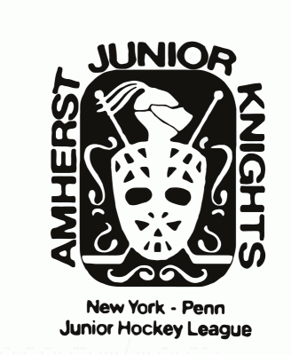 Amherst Knights 1976-77 hockey logo of the NY-Penn