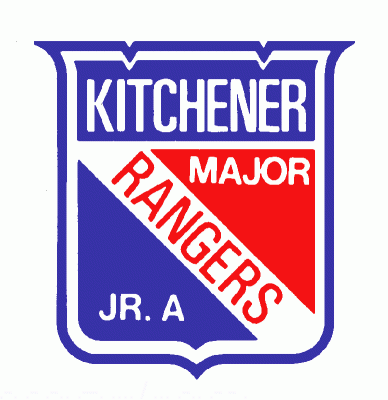 Kitchener Rangers 1974-75 hockey logo of the OHA