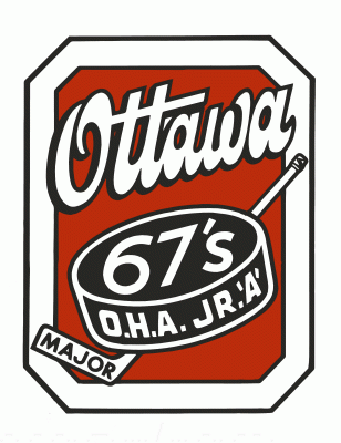 Ottawa 67's 1974-75 hockey logo of the OHA