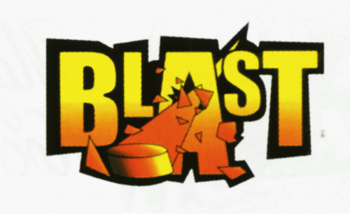 Brantford Blast 2003-04 hockey logo of the OHASr