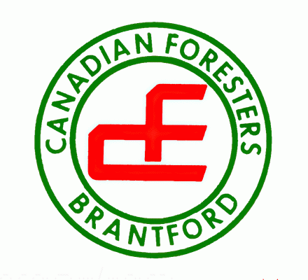 Brantford Foresters 1972-73 hockey logo of the OHASr