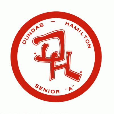 Dundas Merchants 1981-82 hockey logo of the OHASr