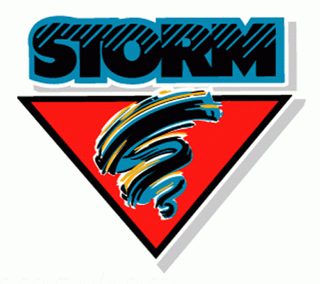 Guelph Storm 1997-98 hockey logo of the OHL