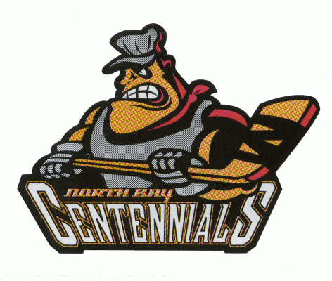 North Bay Centennials 2000-01 hockey logo of the OHL
