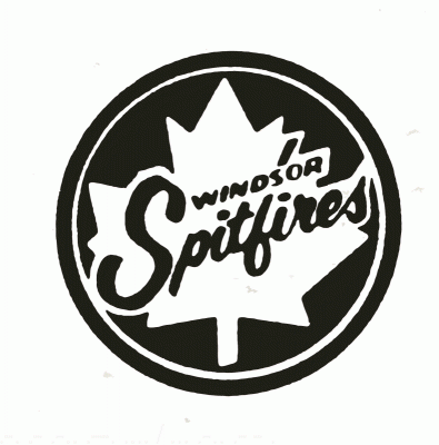 Windsor Spitfires 1982-83 hockey logo of the OHL