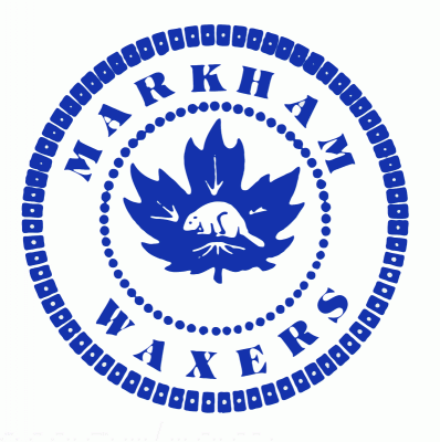 Markham Waxers 1981-82 hockey logo of the OJHL