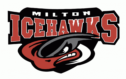 Milton Icehawks 2009-10 hockey logo of the OJHL