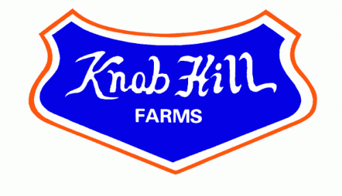 Ajax Knob Hill Farms 1972-73 hockey logo of the OPJHL