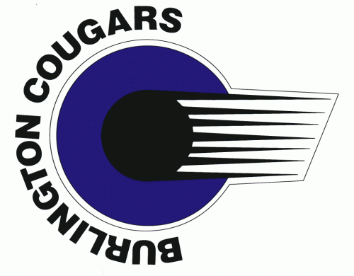 Burlington Cougars 1994-95 hockey logo of the OPJHL