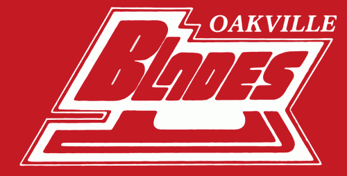 Oakville Blades 1993-94 hockey logo of the OPJHL