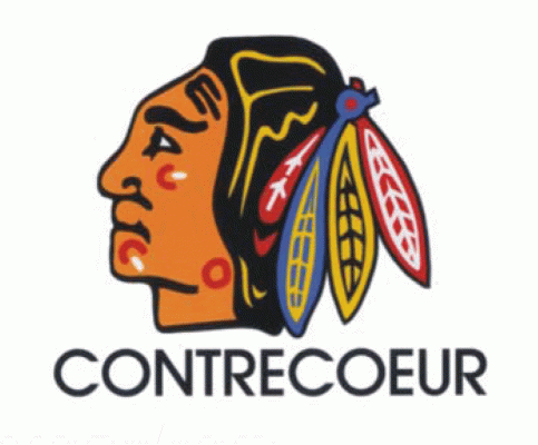 Contrecoeur Blackhawks 2002-03 hockey logo of the QJAAAHL