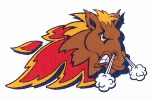 Ile-Perrot Mustangs 2003-04 hockey logo of the QJAAAHL
