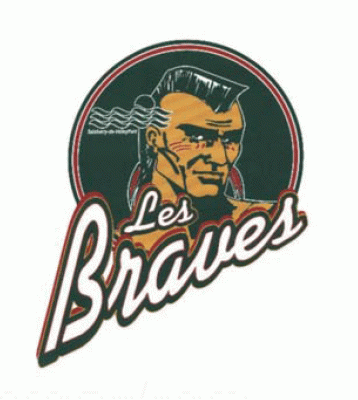 Valleyfield Braves 2002-03 hockey logo of the QJAAAHL
