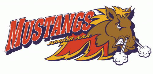 Vaudreuil-Dorion Mustangs 2009-10 hockey logo of the QJAAAHL