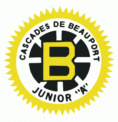 Beauport Cascades 1976-77 hockey logo of the QJAHL