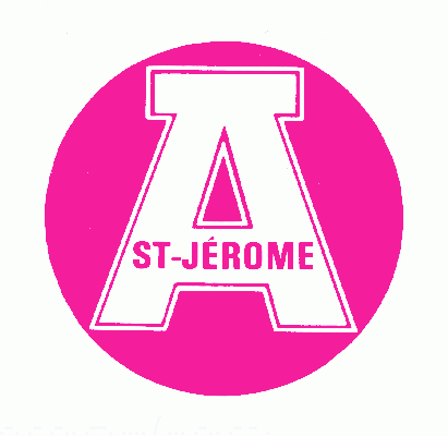St. Jerome Alouettes 1974-75 hockey logo of the QJAHL