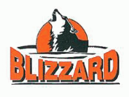 St. Gabriel Blizzard 1996-97 hockey logo of the QSPHL