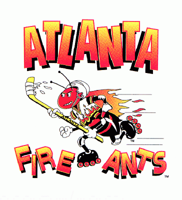 Atlanta Fire Ants 1994 hockey logo of the RHI