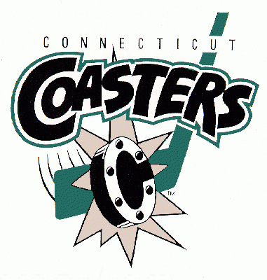Connecticut Coasters 1993 hockey logo of the RHI