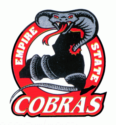 Empire State Cobras 1996 hockey logo of the RHI