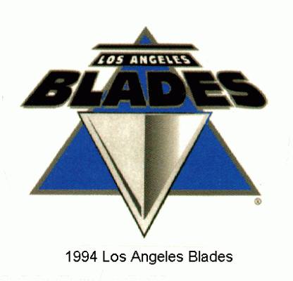 Los Angeles Blades 1994 hockey logo of the RHI