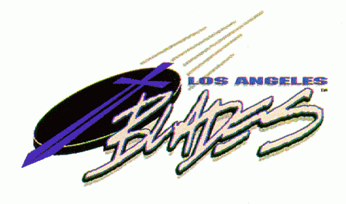 Los Angeles Blades 1993 hockey logo of the RHI