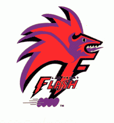 Las Vegas Flash 1994 hockey logo of the RHI