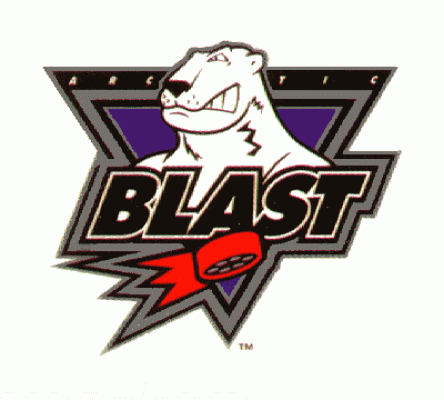 Minnesota Arctic Blast 1994 hockey logo of the RHI