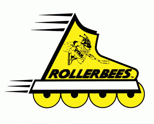 Utah Rollerbees 1993 hockey logo of the RHI