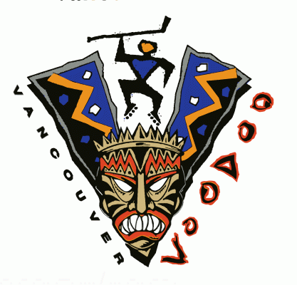Vancouver Voodoo 1994 hockey logo of the RHI