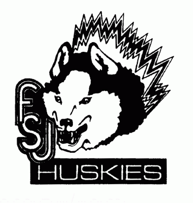 Ft. St. John Huskies 1991-92 hockey logo of the RMJHL