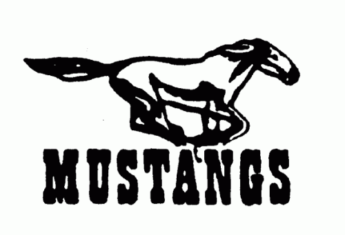 Williams Lake Mustangs 1991-92 hockey logo of the RMJHL