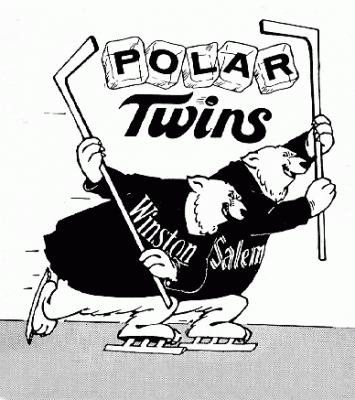 Winston-Salem Polar Twins 1975-76 hockey logo of the SHL