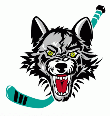 La Ronge Ice Wolves 2005-06 hockey logo of the SJHL