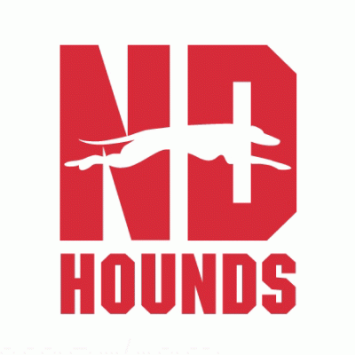 Notre Dame Hounds 2005-06 hockey logo of the SJHL
